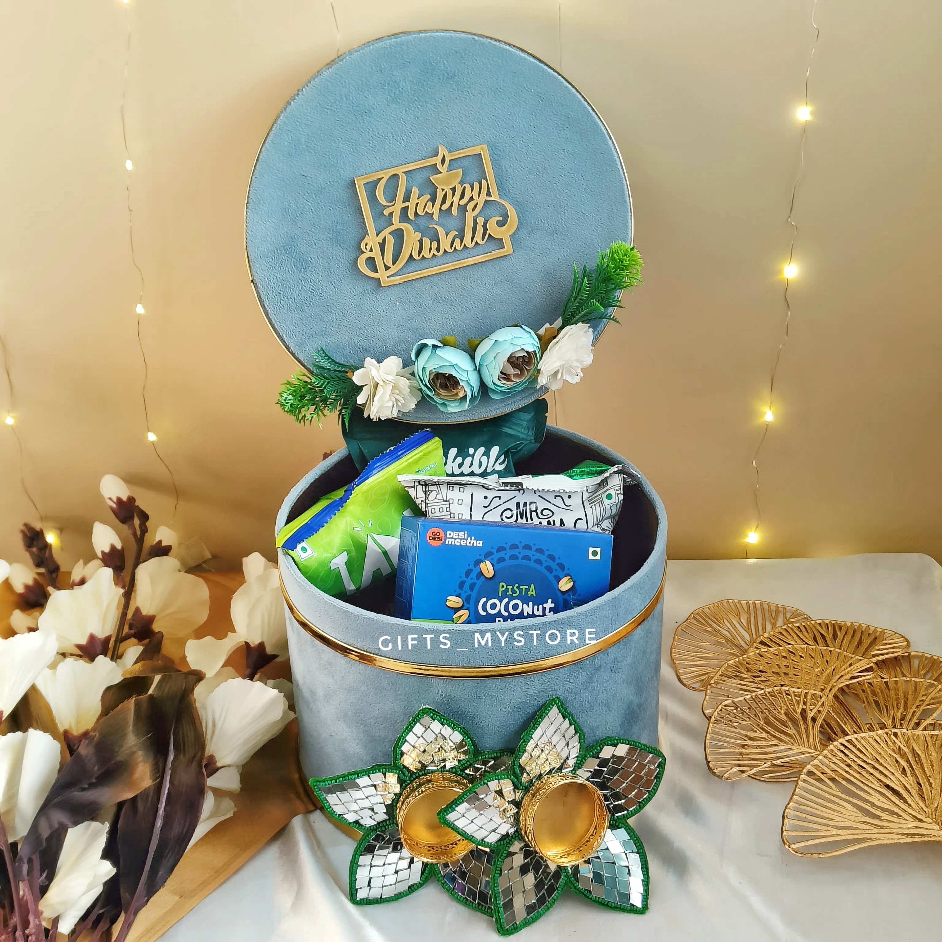 VELVET ROUND BOX